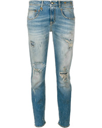 Jeans strappati azzurri di R 13