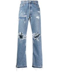 Jeans strappati azzurri di Readymade