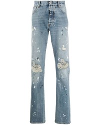 Jeans strappati azzurri di Unravel Project