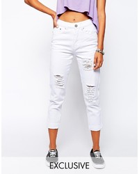 Jeans strappati bianchi di Asos