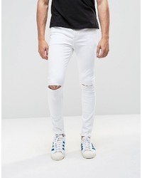 Jeans strappati bianchi di Asos
