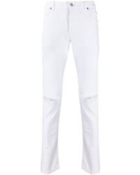 Jeans strappati bianchi di Balmain
