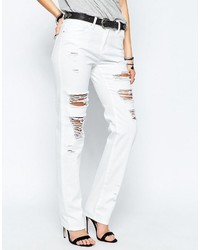 Jeans strappati bianchi di Blank NYC