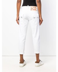 Jeans strappati bianchi di Dsquared2