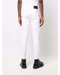 Jeans strappati bianchi di Philipp Plein
