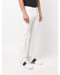 Jeans strappati bianchi di Jacob Cohen