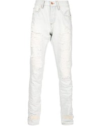 Jeans strappati bianchi di Off-White