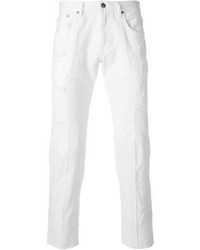 Jeans strappati bianchi di (+) People