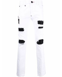 Jeans strappati bianchi di Philipp Plein