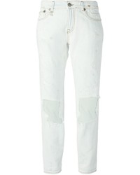 Jeans strappati bianchi di R 13