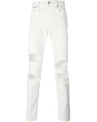 Jeans strappati bianchi di R 13