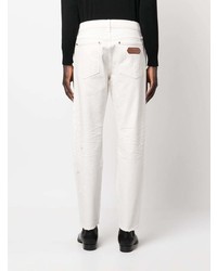 Jeans strappati bianchi di Tom Ford