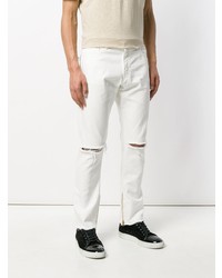 Jeans strappati bianchi di Ih Nom Uh Nit