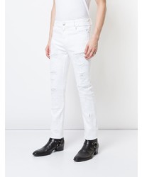 Jeans strappati bianchi di God's Masterful Children