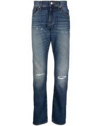 Jeans strappati blu scuro di Armani Exchange
