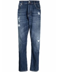 Jeans strappati blu scuro di Brunello Cucinelli
