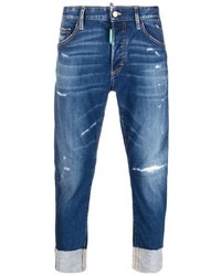 Jeans strappati blu scuro di DSQUARED2