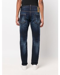 Jeans strappati blu scuro di DSQUARED2