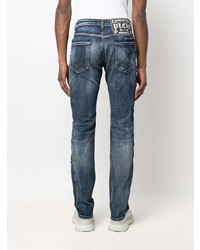 Jeans strappati blu scuro di Philipp Plein