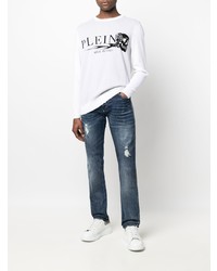 Jeans strappati blu scuro di Philipp Plein