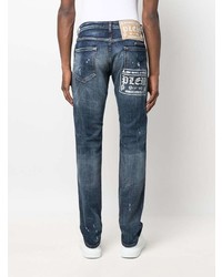 Jeans strappati blu scuro di Philipp Plein