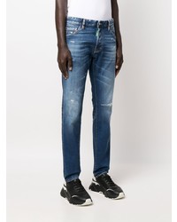 Jeans strappati blu scuro di DSQUARED2