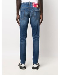 Jeans strappati blu scuro di DSQUARED2