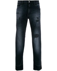 Jeans strappati blu scuro di Dolce & Gabbana