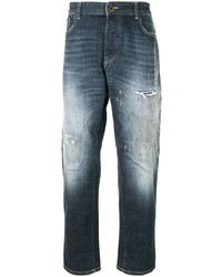 Jeans strappati blu scuro di Emporio Armani