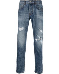 Jeans strappati blu scuro di John Richmond