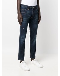 Jeans strappati blu scuro di Philipp Plein