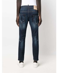 Jeans strappati blu scuro di Philipp Plein