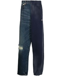 Jeans strappati blu scuro di Maison Mihara Yasuhiro