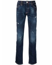 Jeans strappati blu scuro di Philipp Plein