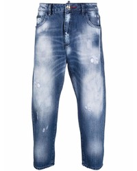 Jeans strappati blu scuro di Philipp Plein