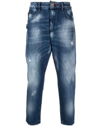 Jeans strappati blu scuro di Philipp Plein