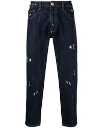 Jeans strappati blu scuro di Philipp Plein