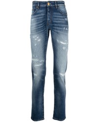 Jeans strappati blu scuro di Pt01