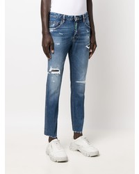 Jeans strappati blu scuro di DSQUARED2