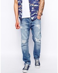 Jeans strappati blu di Asos