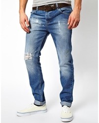 Jeans strappati blu di Asos
