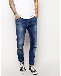 Jeans strappati blu di Asos