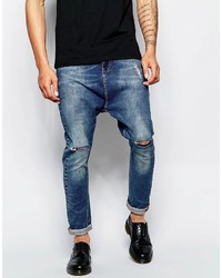 Jeans strappati blu di Asos