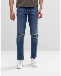 Jeans strappati blu di Asos