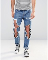 Jeans strappati blu di Asos