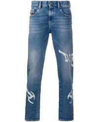 Jeans strappati blu di Diesel