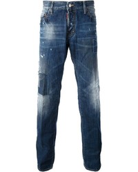 Jeans strappati blu di DSQUARED2