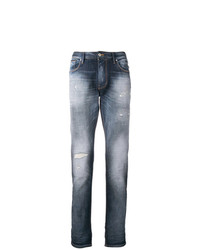 Jeans strappati blu di Emporio Armani