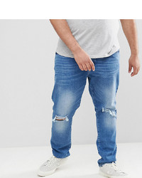 Jeans strappati blu di Jacamo