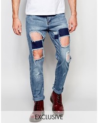 Jeans strappati blu